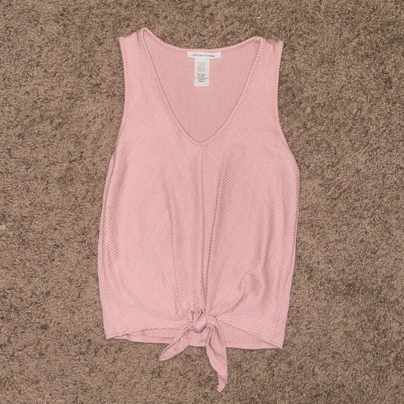 Caution to the wind ribbed knit tank top - Picture 3 of 9